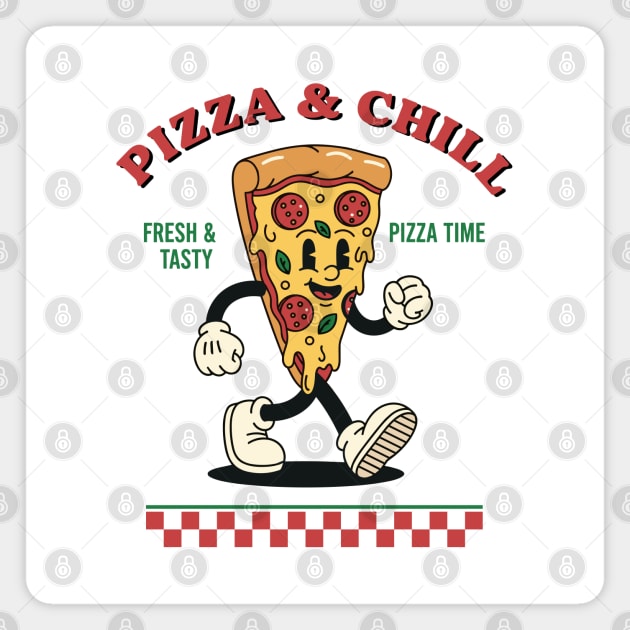 Pizza and Chill Magnet by enrynz